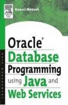 Oracle Database Programming using Java and Web Services