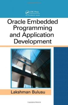 Oracle Embedded Programming and Application Development