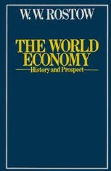The World Economy: History and Prospect