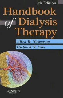 Handbook of Dialysis Therapy, 4th Edition