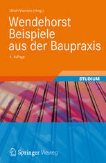 Wendehorst Beispiele aus der Baupraxis