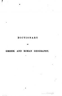 Dictionary of Greek and Roman geography