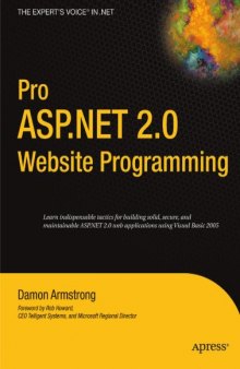 Pro ASP.NET 2.0 Website Programming