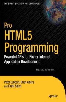 Pro HTML 5 Programming  