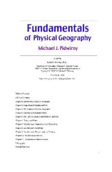 Fundamentals of physical geography