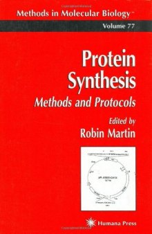 Protein Synthesis - Methods and Protocols