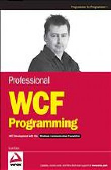 Professional WCF programming : .NET development with the Windows Communication Foundation