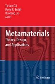 Metamaterials: Theory, Design, and Applications