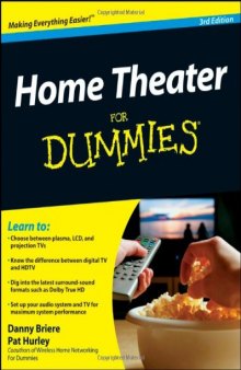 Home Theater For Dummies (For Dummies (Computer Tech))