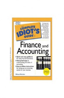 Complete Idiot's Guide to Finance and Accounting