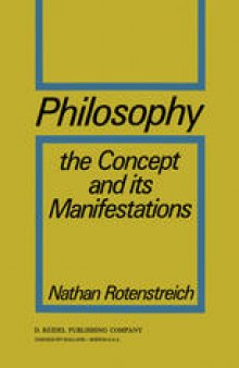 Philosophy: The Concept and its Manifestations