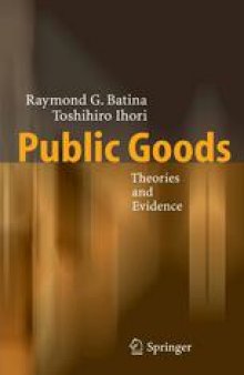 Public Goods: Theories and Evidence