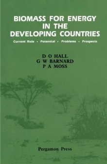 Biomass for Energy in the Developing Countries. Current Role, Potential, Problems, Prospects