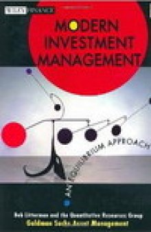 Modern invertsment management. An equilibrium approach