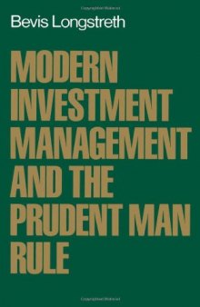 Modern Investment Management and the Prudent Man Rule