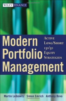 Modern portfolio management
