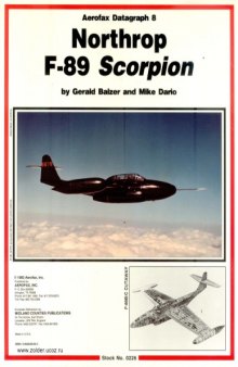 Northrop F-89 Scorpion (Aerofax Datagraphs 8)