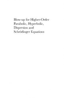 Blow-up for Higher-Order Parabolic, Hyperbolic, Dispersion and Schroedinger Equations