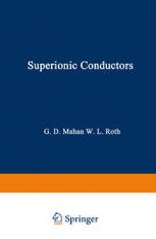 Superionic Conductors