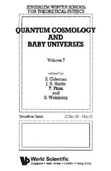 Quantum cosmology and baby universes Proc. Jerusalem