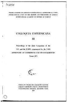 Astronomy of Copernicus and its Background