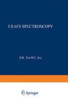 EXAFS Spectroscopy: Techniques and Applications