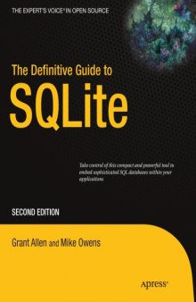The Definitive Guide to SQLite (Second Edition)