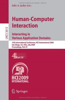 Human-Computer Interaction. Towards Mobile and Intelligent Interaction Environments: 14th International Conference, HCI International 2011, Orlando, FL, USA, July 9-14, 2011, Proceedings, Part III