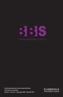 Behavioral and Brain Sciences, Volume 32, Issue 3-4, June-August 2009