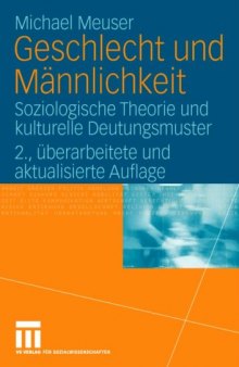 Geschlecht und Männlichkeit, 2. Auflage