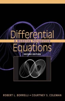 Differential Equations: A Modeling Perspective