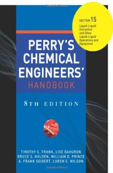 Perry's Chemical Engineers' Handbook. Section 15