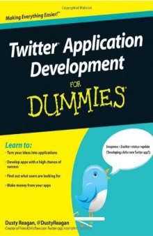 Twitter Application Development For Dummies