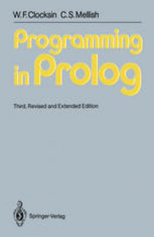 Programming in Prolog