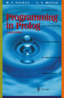 Programming in Prolog