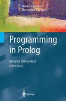 Programming in Prolog: Using the ISO Standard