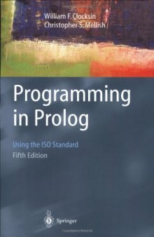 Programming in Prolog: Using the ISO Standard, 5th edition