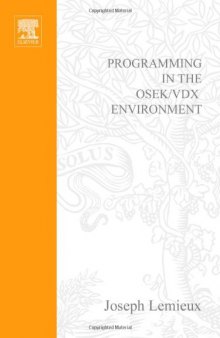 Programming in the OSEK/VDX Environment (With CD-ROM