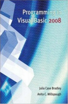 Programming in Visual Basic 2008, 7th Edition  