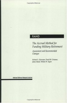 The Accrual Method For Funding Military Retirement: Assessment and Recommended Changes (2001)