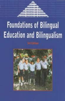 Foundations of Bilingual Education and Bilingualism (Bilingual Education and Bilingualism, 27)