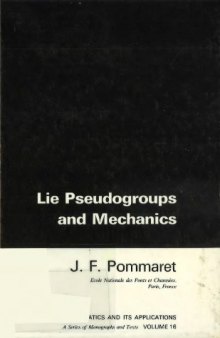 Lie pseudogroups and mechanics