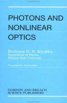 Photons and nonlinear optics