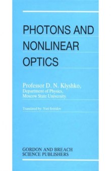 Photons and nonlinear optics