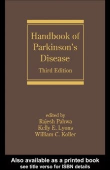 Handbook of Parkinson's disease