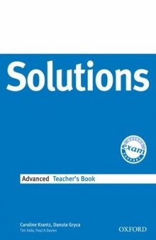 Solutions Advanced: Teachers Book