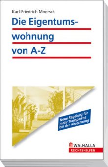 Die Eigentumswohnung von A bis Z, 18. Auflage
