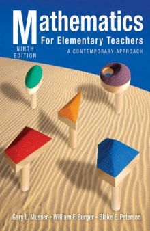 Mathematics for Elementary Teachers: A Contemporary Approach (9th Edition)  