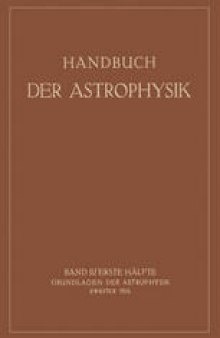 Grundlagen der Astrophysik