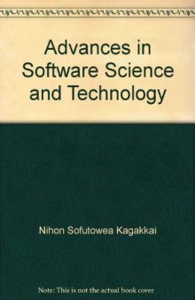Advances in software science and technology